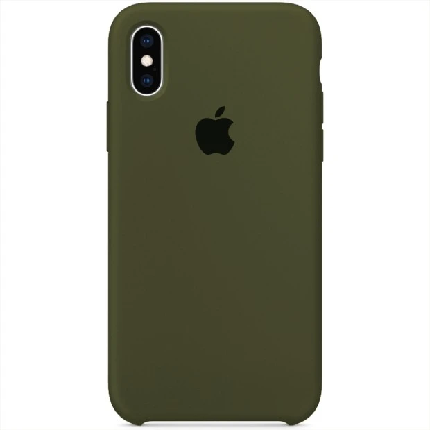 Силиконовый чехол Original Case Apple iPhone XS Max (46) Deep Green