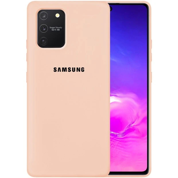 Чохол Силікон Original 360 Case Logo для Samsung Galaxy S10 Lite (Пудровий), Харків, Київ, Україна