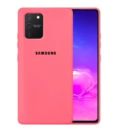 Силикон Original 360 Case Logo Samsung Galaxy S10 Lite (Клубничный)