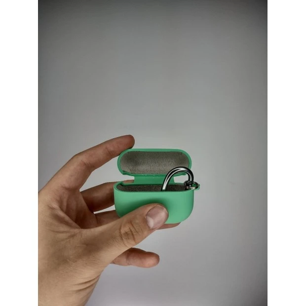 Чехол для наушников Full Silicone Case with Microfiber Apple AirPods Pro (Spearmint)