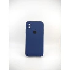 Силикон Original Square RoundCam Case Apple iPhone X / XS (32) Deep Navy