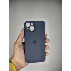 Силикон Original RoundCam Case Apple iPhone 14 (09) Midnight Blue