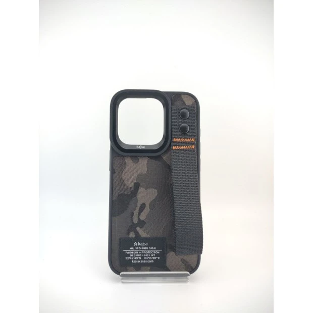 Чехол Kajsa Outdoor Apple iPhone 15 Pro (Dark Green Camo)