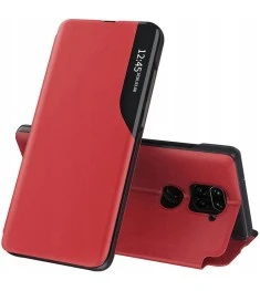 Чехол-книжка Smart Xiaomi Redmi Note 9 / Note 10X (Красный)