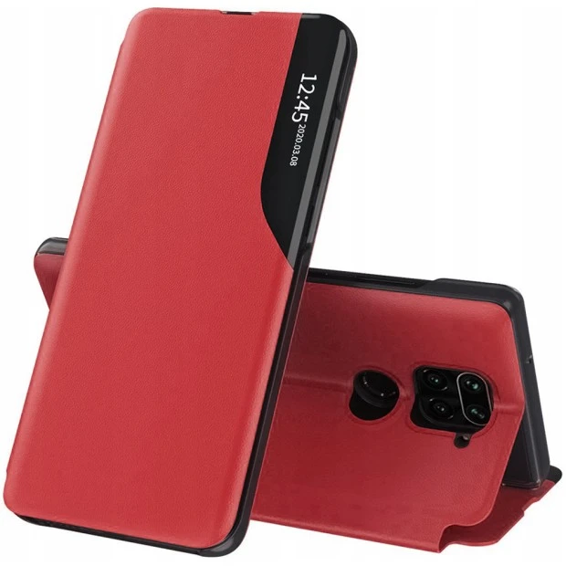 Чехол-книжка Smart Xiaomi Redmi Note 9 / Note 10X (Красный)