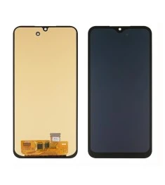 Дисплей для Samsung A155 Galaxy A15 (2023) с чёрным тачскрином (с широким ободко..