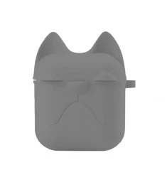Футляр для наушников Apple AirPods Doggy Case (серый)