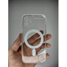 Чехол Clear Case with MagSafe Apple iPhone 12 (Прозрачный)