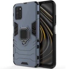 Бронь-чехол Ring Armor Case Xiaomi Poco M3 (Пыльная бирюза)