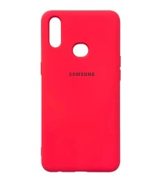 Силикон Original Case (HQ) Samsung Galaxy A10s (2019) (Малиновый)