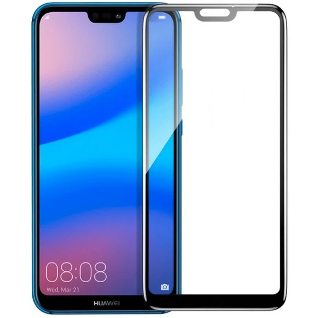 Стекло 5D Japan HD Huawei P20 Lite (2017) Black