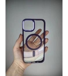Totu Clear Magsafe Case for Apple iPhone 14 (Purple)