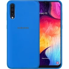 Силикон Original Case Samsung Galaxy A30s / A50 / A50s (2019) (Синий)