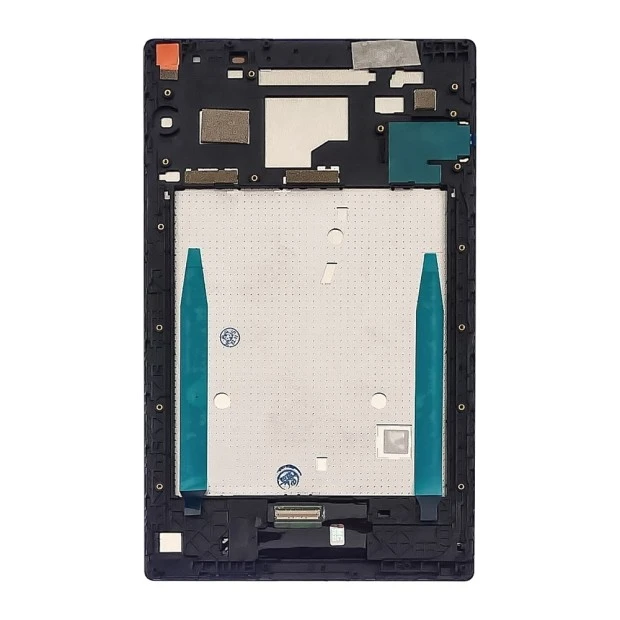 Дисплей для Lenovo Tab 4 TB-8504X с чёрным тачскрином и корпусной рамкой