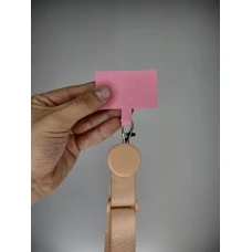 Strap wide for smartphone MiaMi Rope (neck strap) (Powder)