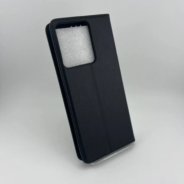 Чехол-книжка Leather Book Lite Xiaomi Redmi 13C / Poco C65 (Чёрный)