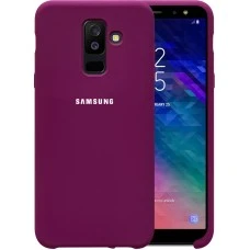 Силикон Original Case HQ Samsung Galaxy A6 Plus (2018) A605 (Сиреневый)