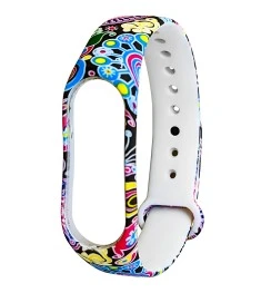 Ремешок Picture Design Xiaomi Mi Band 3 / Mi Band 4 (Орнамент, 01)