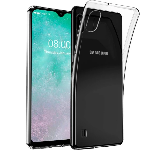 Силиконовый чехол WS Samsung Galaxy A10 (2019) (прозрачный)