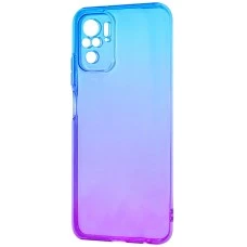 Силикон Gradient Design Xiaomi Redmi Note 10 / Note 10S (Сине-фиолетовый)