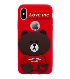 Чехол New York Dreamer Apple iPhone X / XS (Красный)
