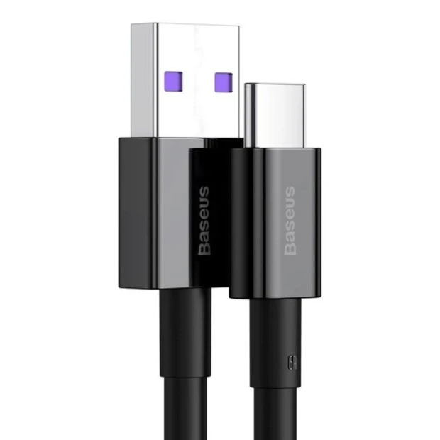 USB-кабель Baseus Cafule Series 66W (1m) (USB to Type-C) (Чёрный) CAKF000101