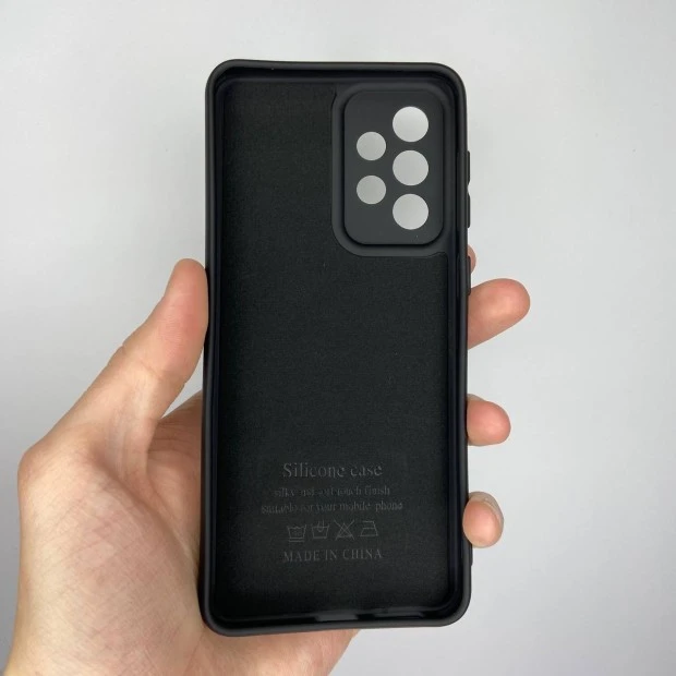 Силикон Original 360 Case Samsung Galaxy A33 (ShutCam) (Чёрный)