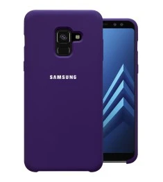 Силикон Original Case HQ Samsung Galaxy A8 (2018) A530 (Фиолетовый)