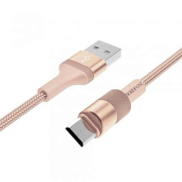 Золотий USB-кабель Borofone BX21 (MicroUSB)