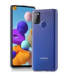 Силикон WS Samsung Galaxy A21S (2020) (прозрачный)