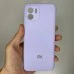 Силіконовий чохол Original 360 з логотипом для Xiaomi Redmi A2  /  A1 (ShutCam) (бузковий)