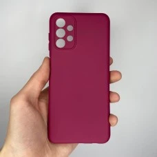 Силикон Original 360 Case Samsung Galaxy A13 (ShutCam) (Вишневый)