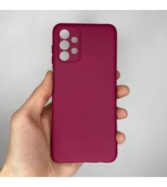 Силикон Original 360 Case Samsung Galaxy A13 (ShutCam) (Вишневый)