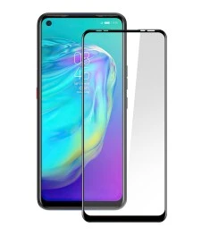 Защитное стекло 5D Japan HD для Tecno Pova Black