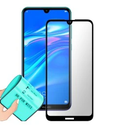 Захисне скло 5D Ceramic для Huawei Y7 (2019) Чорне.