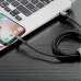 USB-кабель Baseus Cafule Special Edition 2.4A (1м) (Lightning) (Чорний) CALKLF-GG1