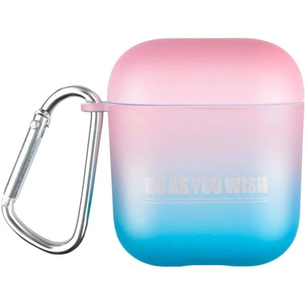 Футляр для наушников Clear Case Airpods Gradient (Pink&Blue)