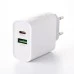 Адаптер живлення СЗУ DC CA-F17 20W (1USB / 1Type-C) (білий) D Адаптер живлення СЗУ DC CA-F17 20W (1USB / 1Type-C) (білий) D