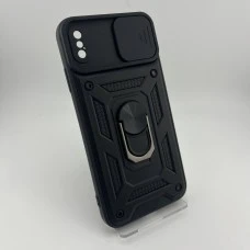 Бронь-чехол Ring Serge Armor Case Apple iPhone XS Max (ShutCam) (Чёрный)