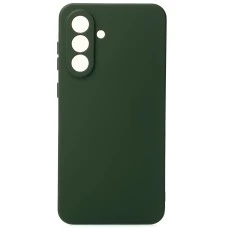 Силіконовий чохол Original Samsung Galaxy A56 (ShutCam) (темно-зелений)