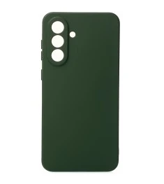 Силіконовий чохол Original Samsung Galaxy A56 (ShutCam) (темно-зелений)