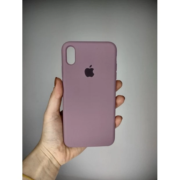 Силикон Original Case Apple iPhone XS Max (01) Bilberry