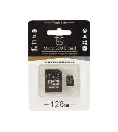 Карта памяти Touch & Go 128Gb (UHS-3) + SD-адаптер