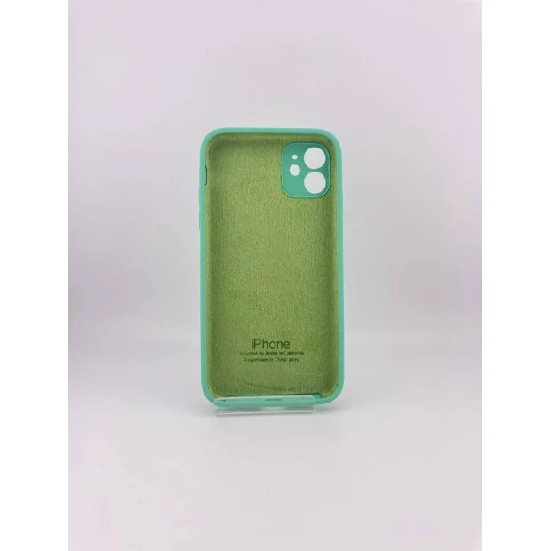 Силикон Original Square RoundCam Case Apple iPhone 11 (49) Aquamarine