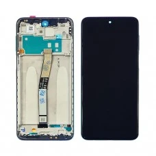 Дисплей для Xiaomi Redmi Note 9S/ Note 9 Pro/ Note 9 Pro Max с чёрным тачскрином и зелёной корпусной