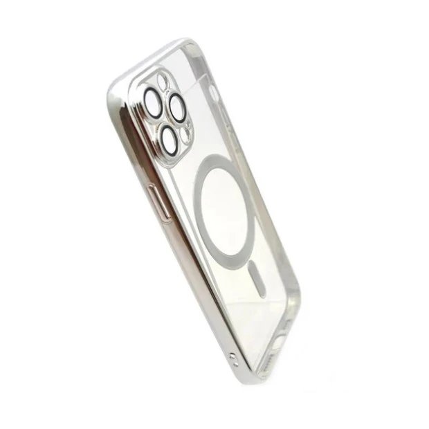 Чохол UMKU Shining з MagSafe для Apple iPhone 11 Pro Max (Срібний)