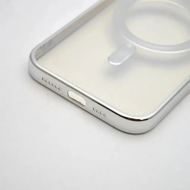 Чохол UMKU Shining з MagSafe для Apple iPhone 11 Pro Max (Срібний)