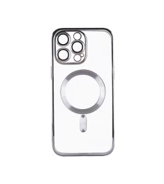 Чохол UMKU Shining з MagSafe для Apple iPhone 11 Pro Max (Срібний)