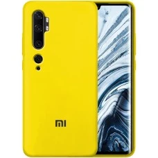Силикон Original 360 Case Logo Xiaomi Mi CC9 Pro / Note 10 (Жёлтый)