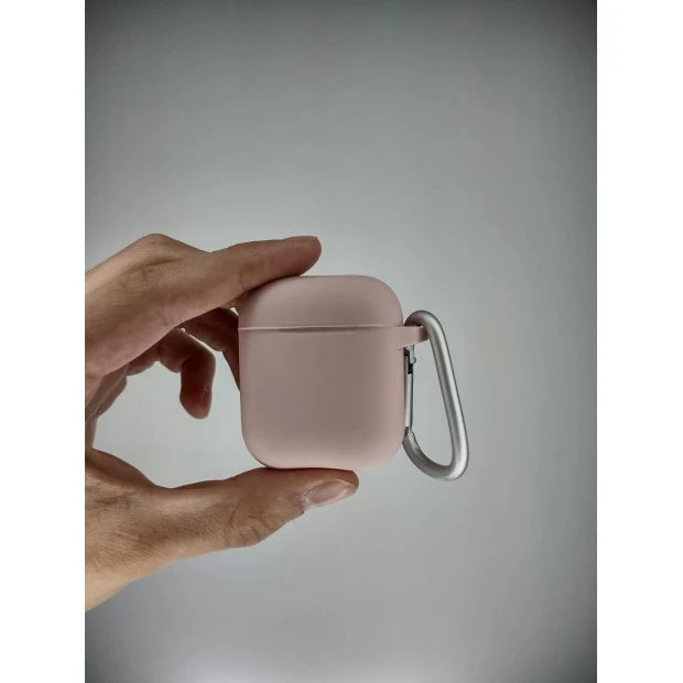 Blueo Liquid Silicone Case for Apple AirPods 1  /  2 (08) Pink Sand